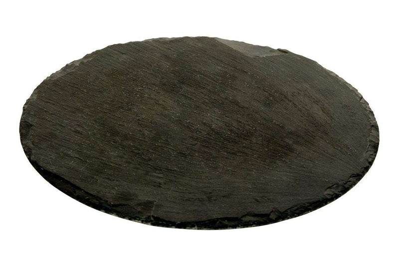 BROSTE Plate Slate Round L Black