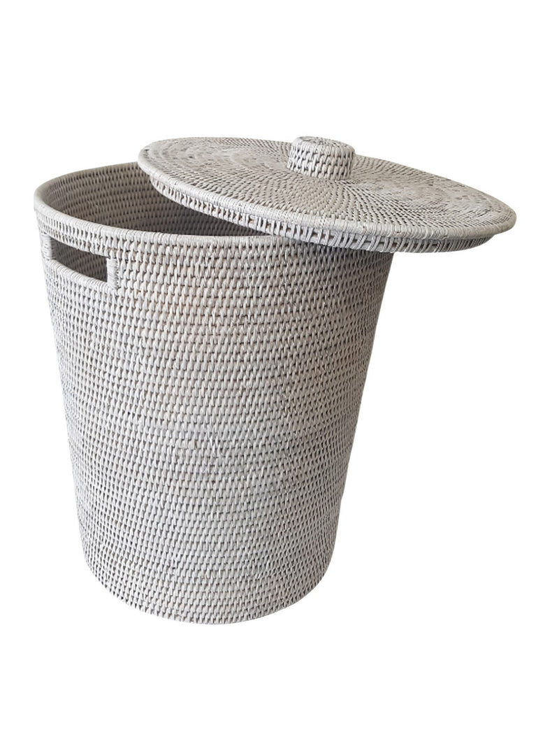 Round Laundry Basket with Lid