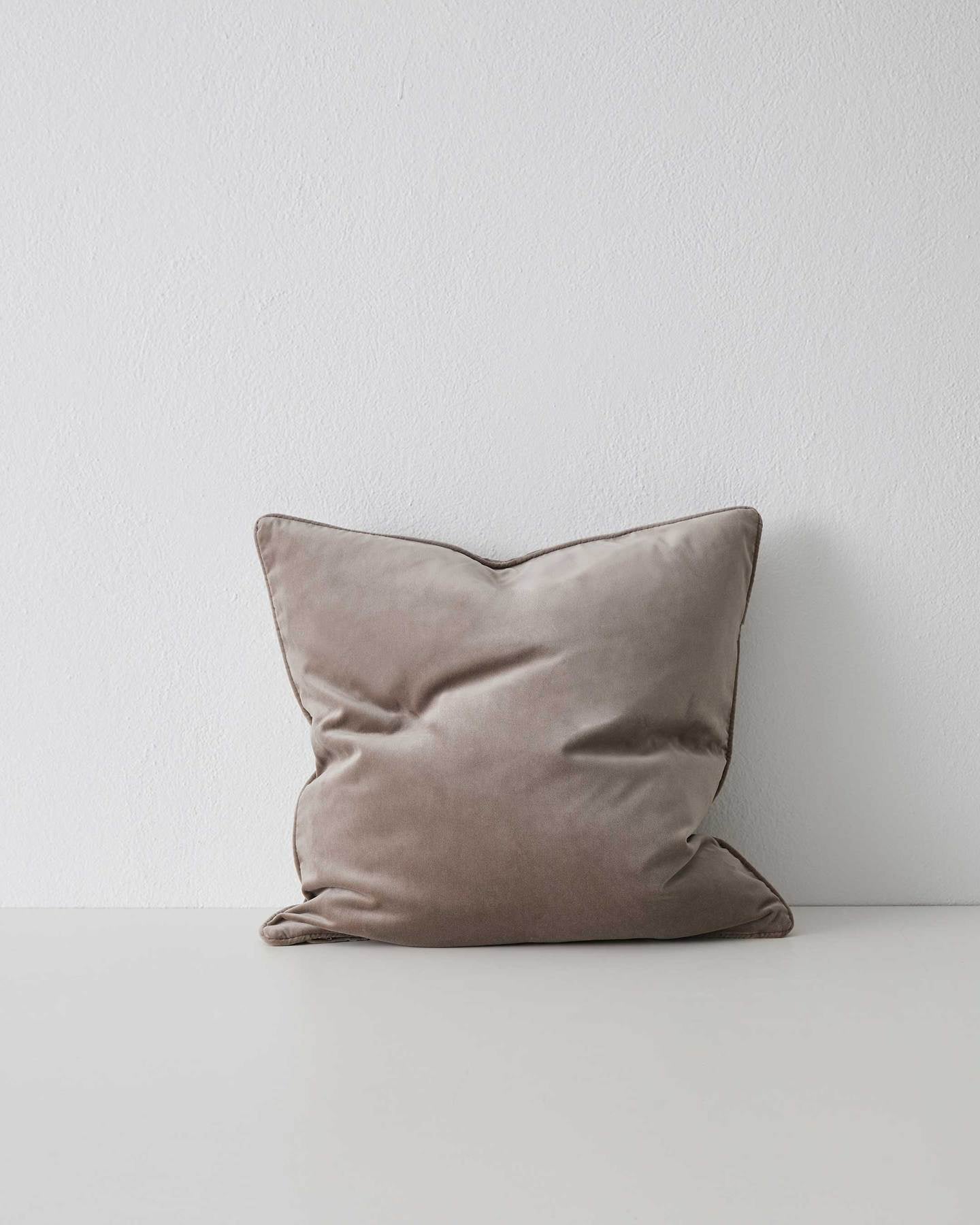 Zoe Cushion: Truffle