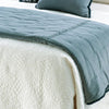 Frangia Smoke Blue Comforter - 240x150