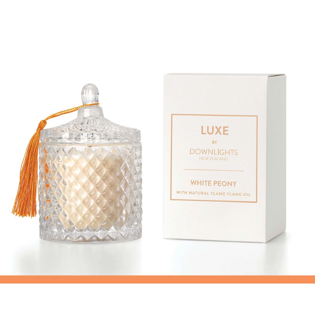 Luxe Candle: White Peony