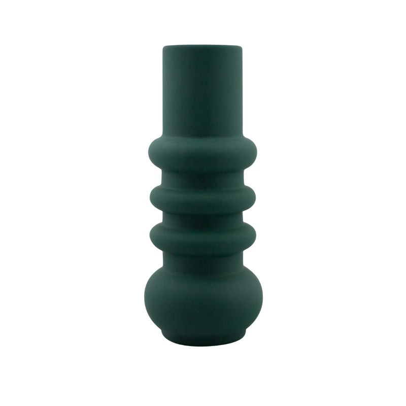 Malmo Cylinder Vase - Forest Green
