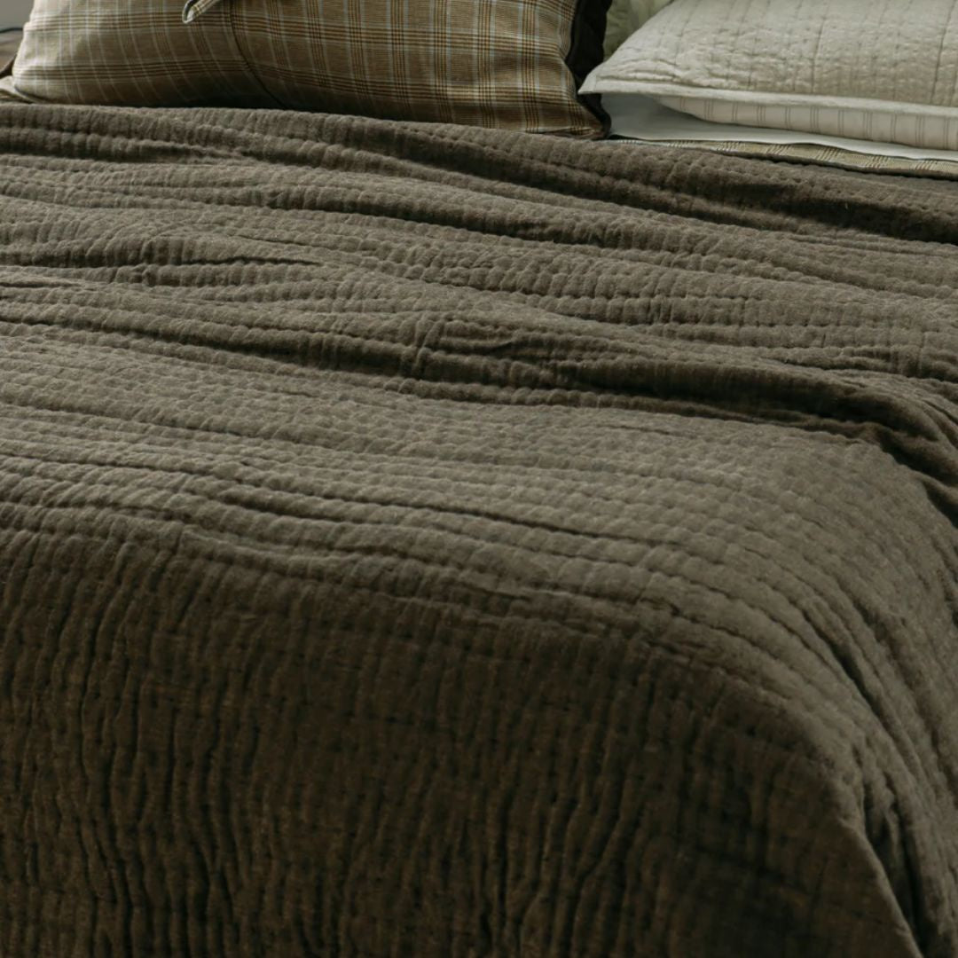 Misaka Bronze Bedspread - Queen