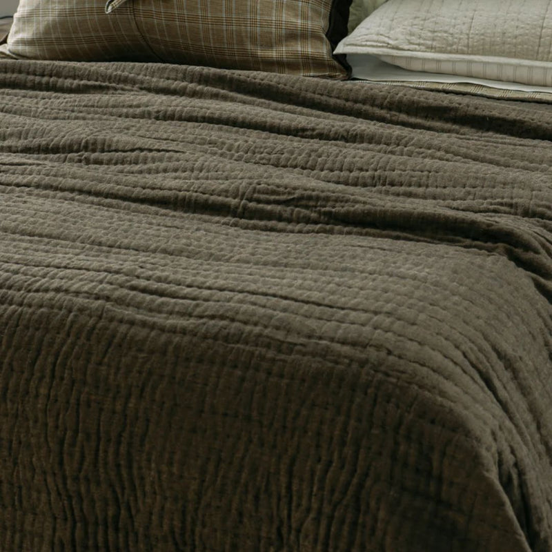 Misaka Bronze Bedspread - Queen