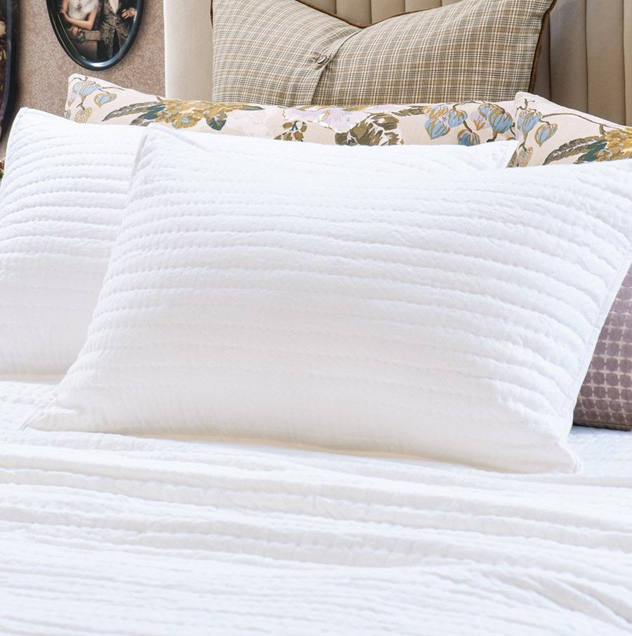 Pavage White Pillowsham - Set of 2