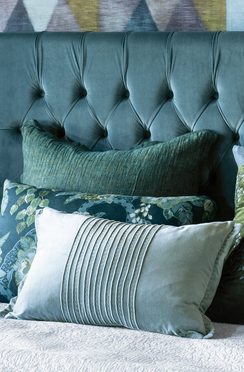 Piega Smoke Blue Cushion - 40x60