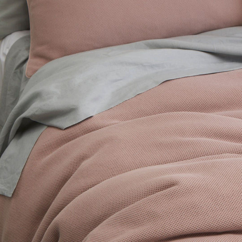 Pique Soft Pink Pillowcase