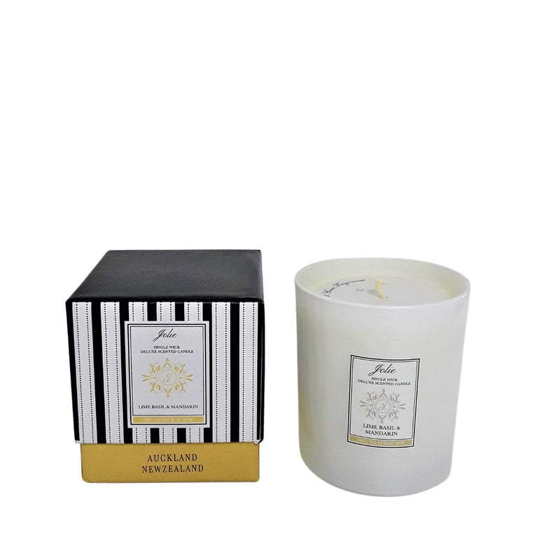 Organic Soy Candle: Lime Basil Mandarin