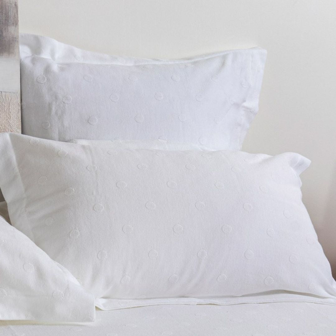 Matelasse Elise White Pillowsham