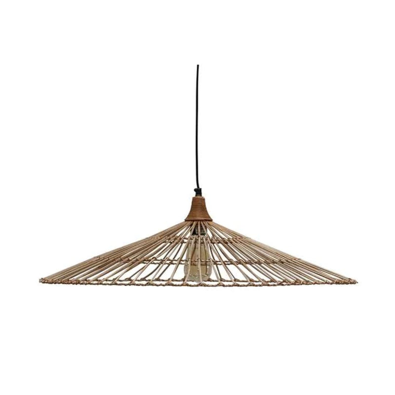 Bali Coolie Style Rattan Hanging Light