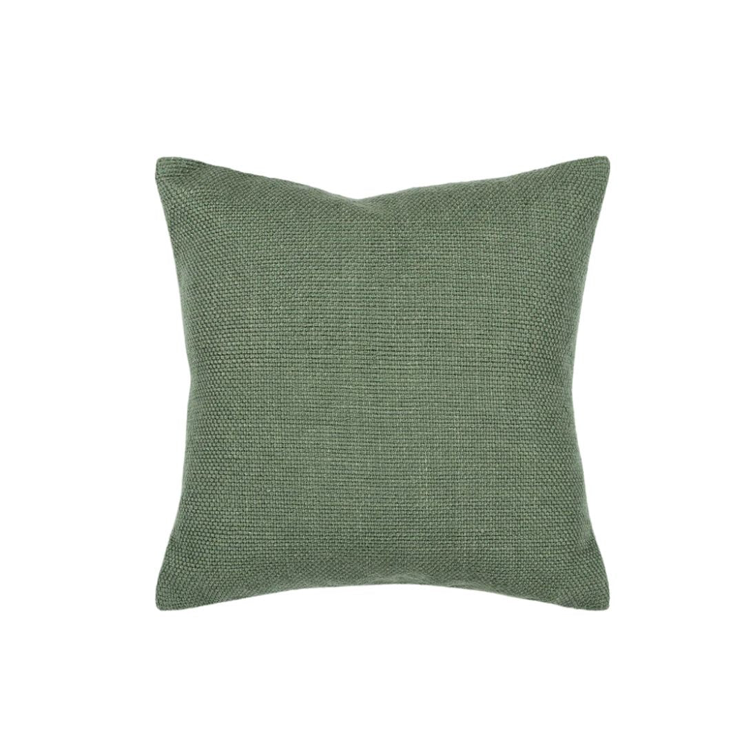 Southwold Cushion with Polyester Inner: Olive - 50x50