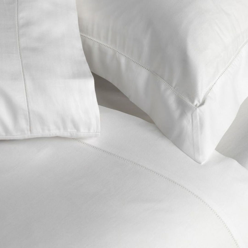 500TC Standard Pillowcase in Pair: Optic White