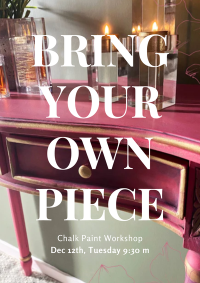 Bring Your Own Piece Workshop - Dec 12th Tues, 9:30am
