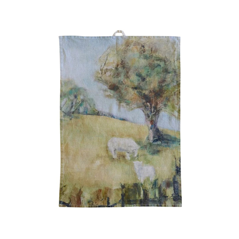 Cornwall Park Linen Tea Towel