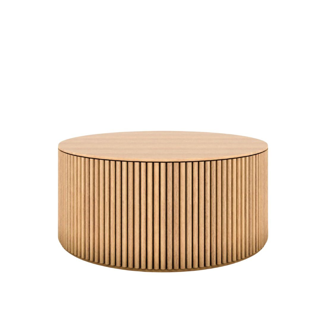Amore Round Coffee Table - Natural