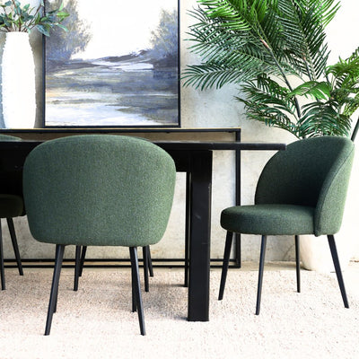 Blake Dining Chair: Olive Green