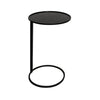 Small Circle Couch Side Table - Black