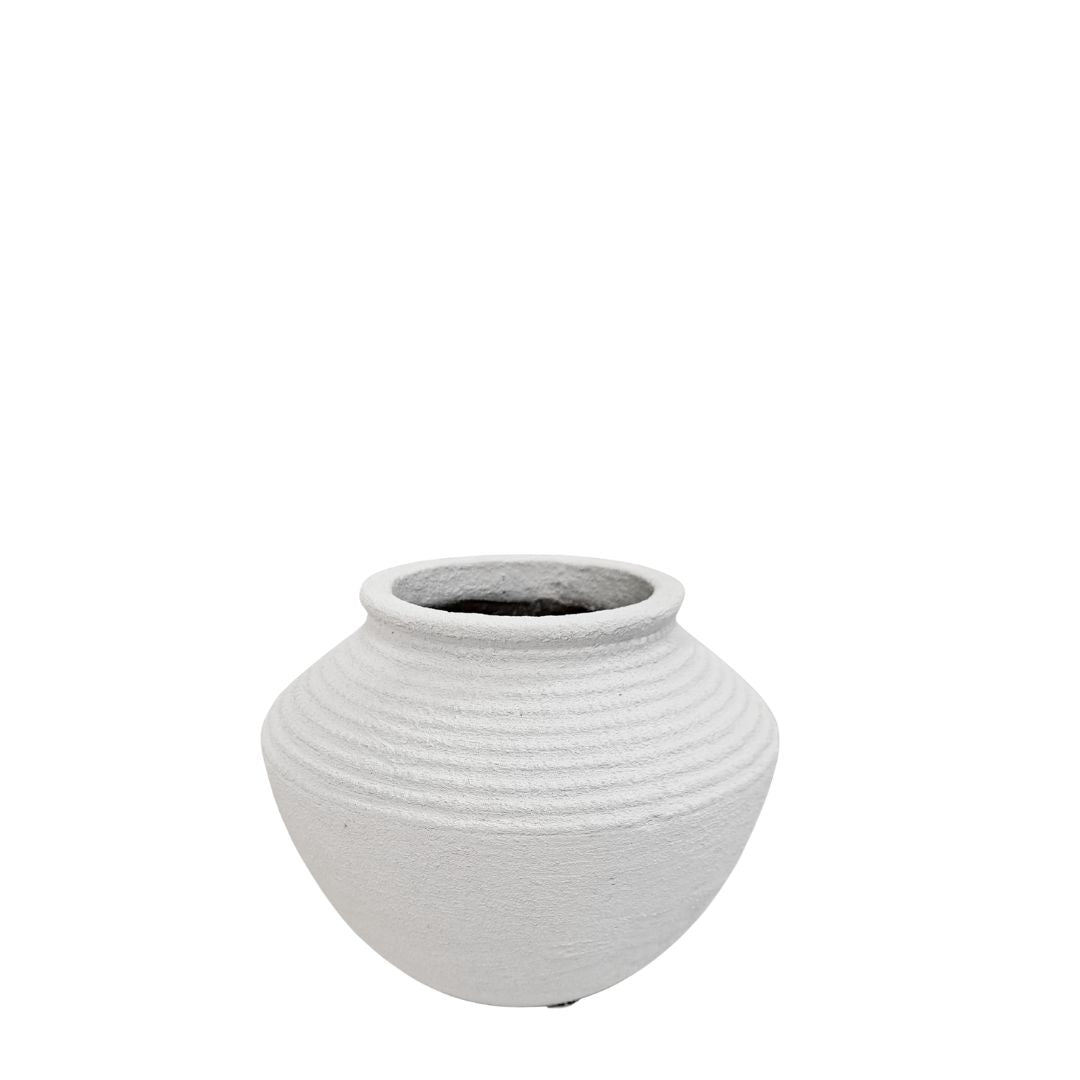 Athena Urn in Santorini White - Large
