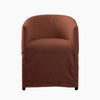 Blythe Slip Cover Chair - Rust
