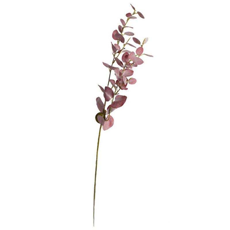 Eucalyptus Spray: Burgundy - 80cm