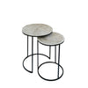 Capri Fluted Nesting Table - Set of 2
