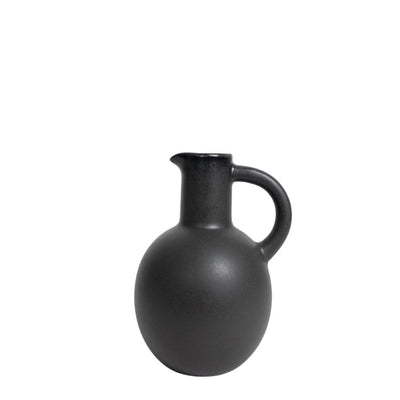 Bodhi Jug Vase - Matte Black
