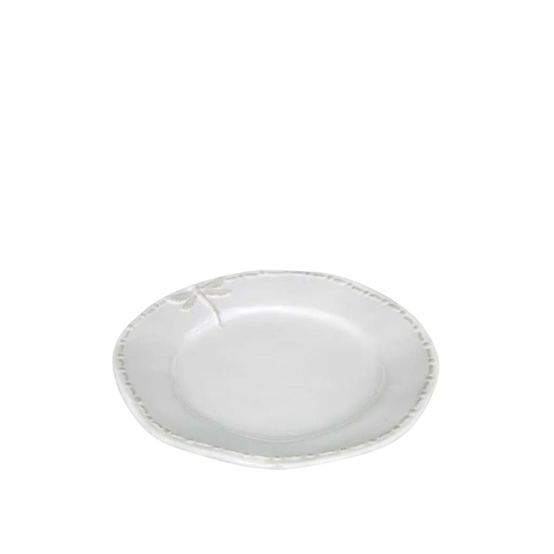 Dragonfly Stoneware White Side Plate