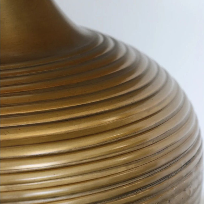 Calypso Lampbase in Dark Antique Brass Finish
