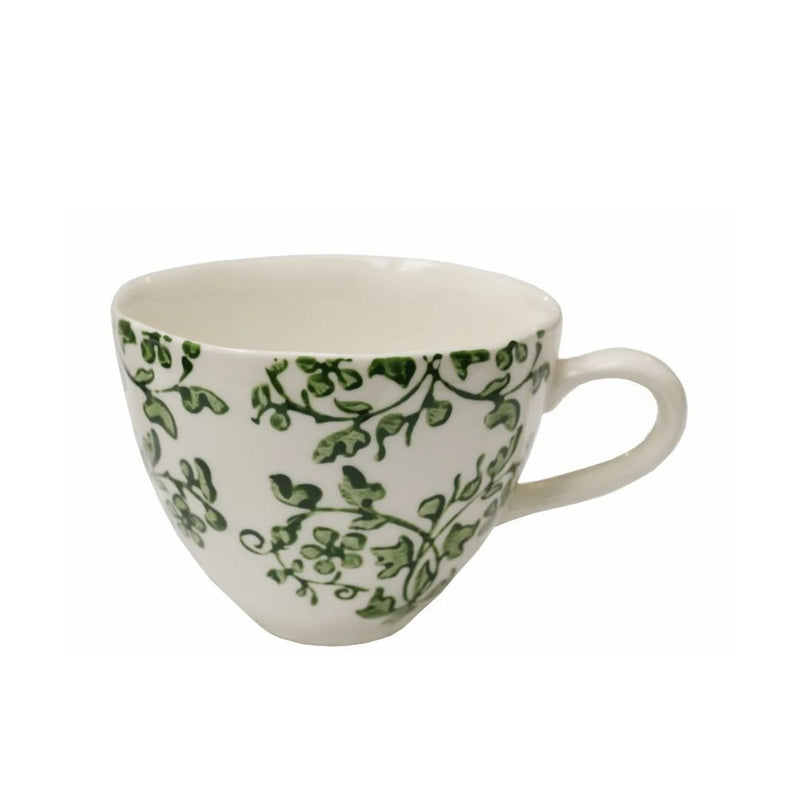 Florentine Verde Handpainted Cup - Green