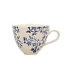 Florentine Bleu Handpainted Cup - Blue