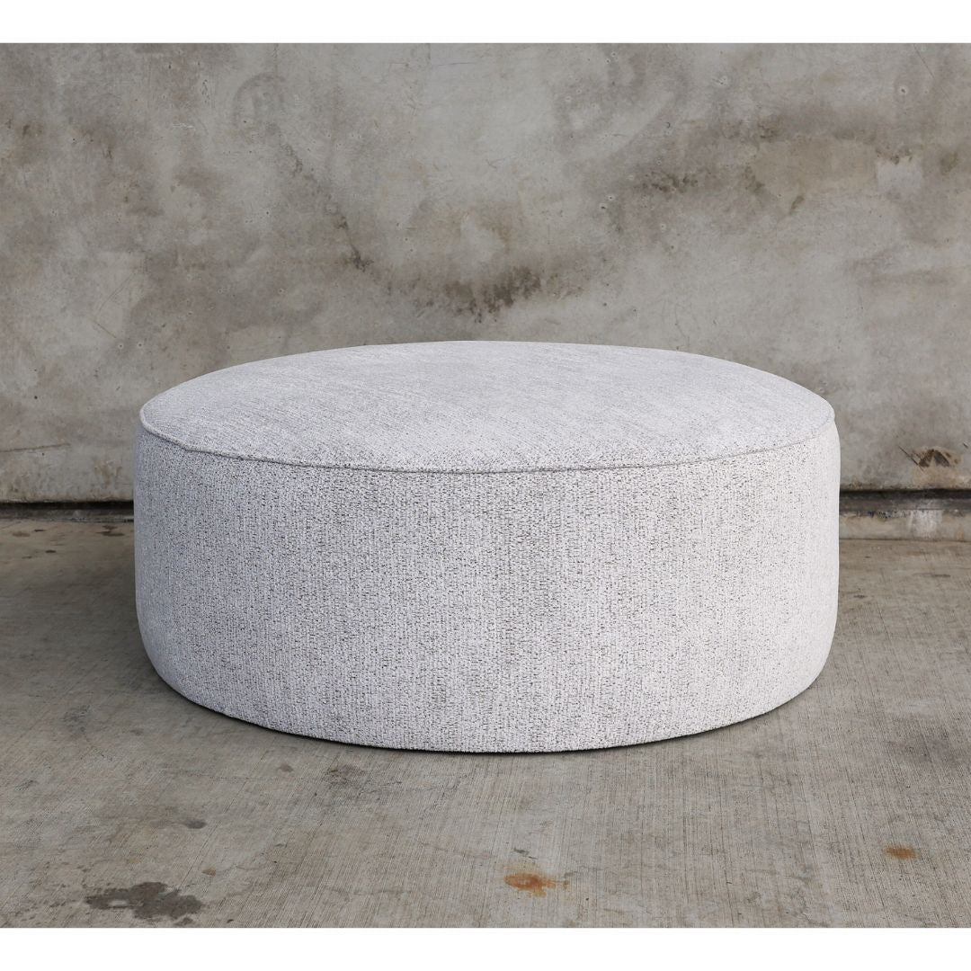 Laura Ottoman: Chenille - Dove