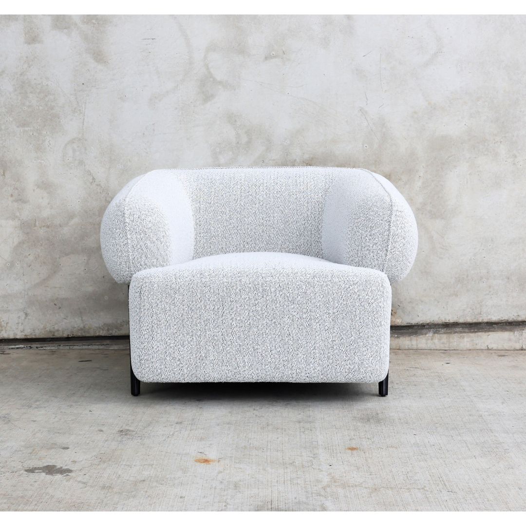 Louisa Armchair: Pebble