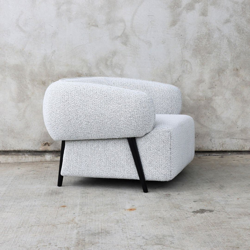 Louisa Armchair: Pebble