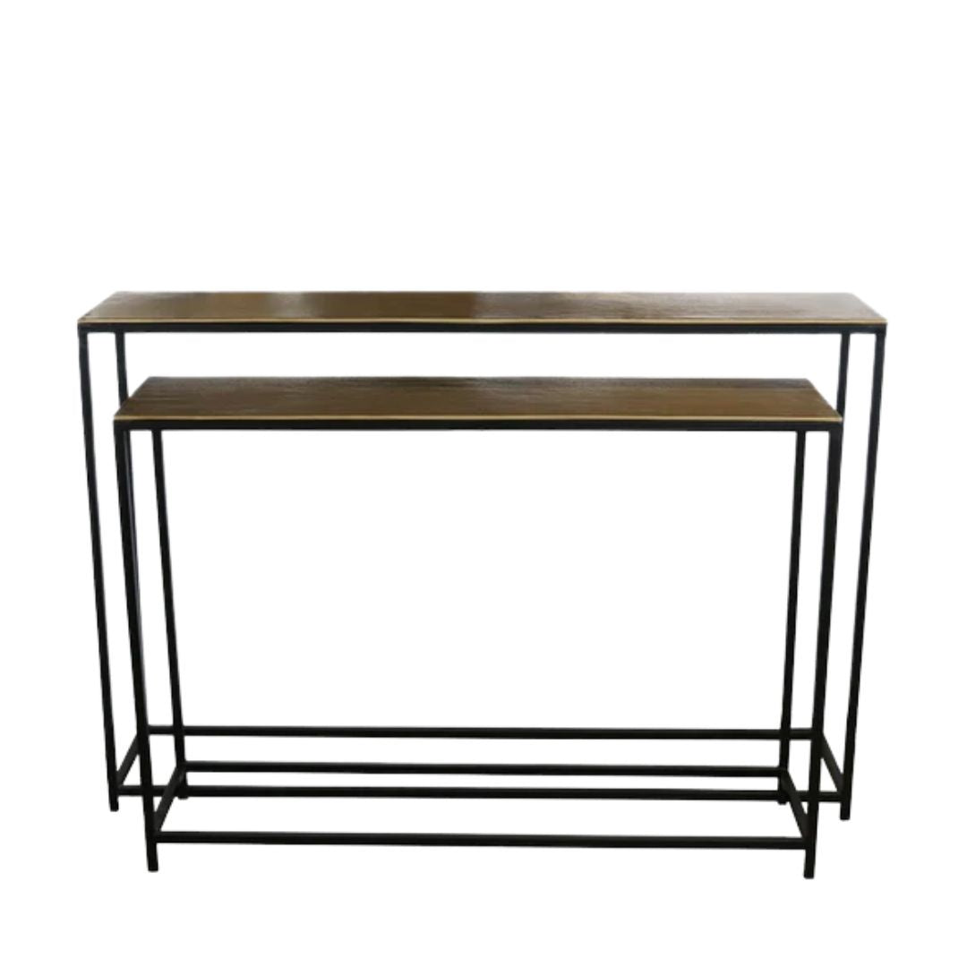New York Console: Antique Brass - Small