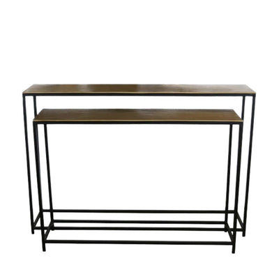 New York Console: Antique Brass - Small