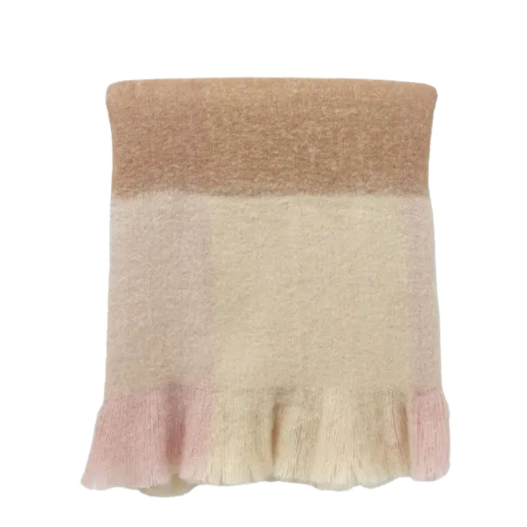 Florentine Throw: Dusky Pink