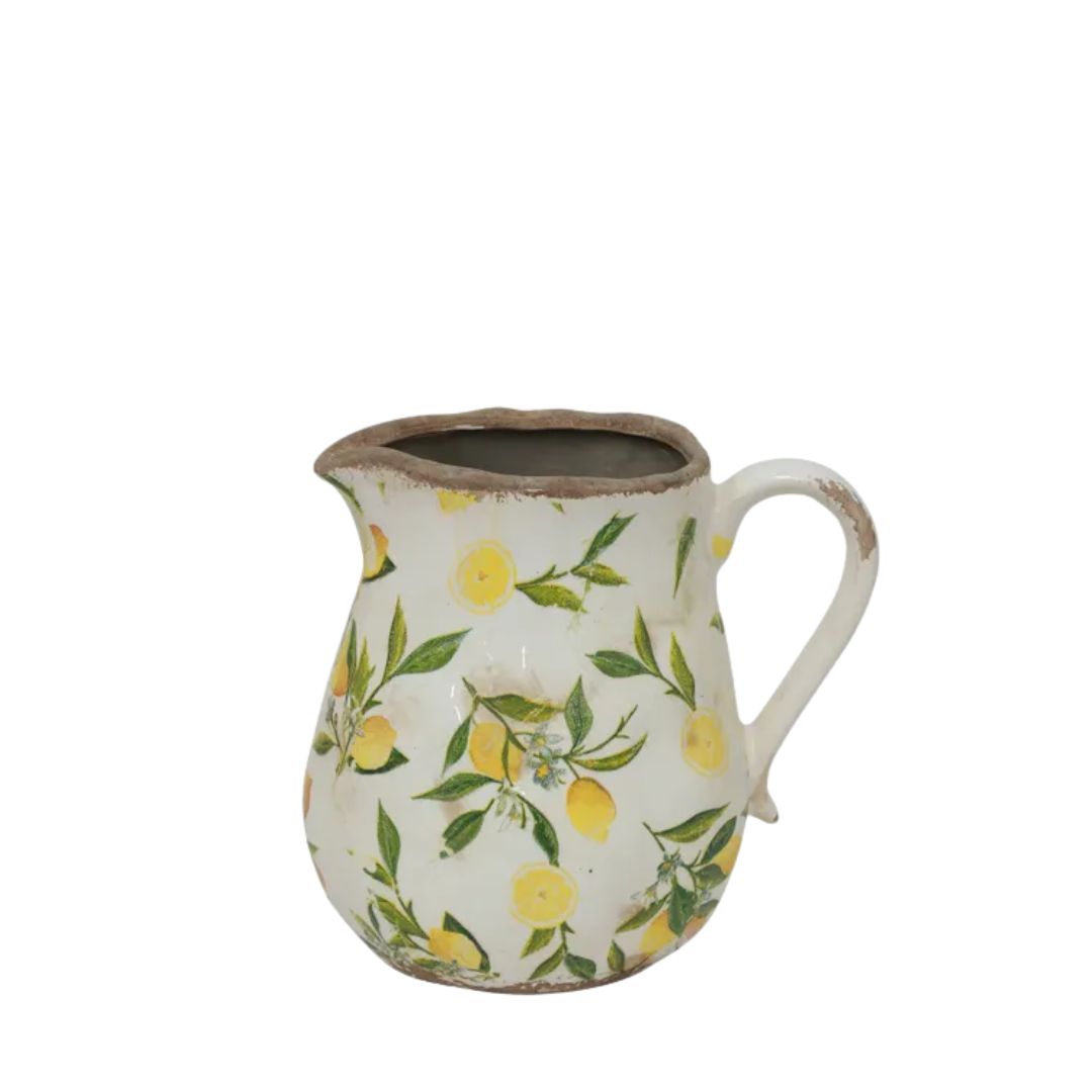 Botanical Lemon Jug - Short