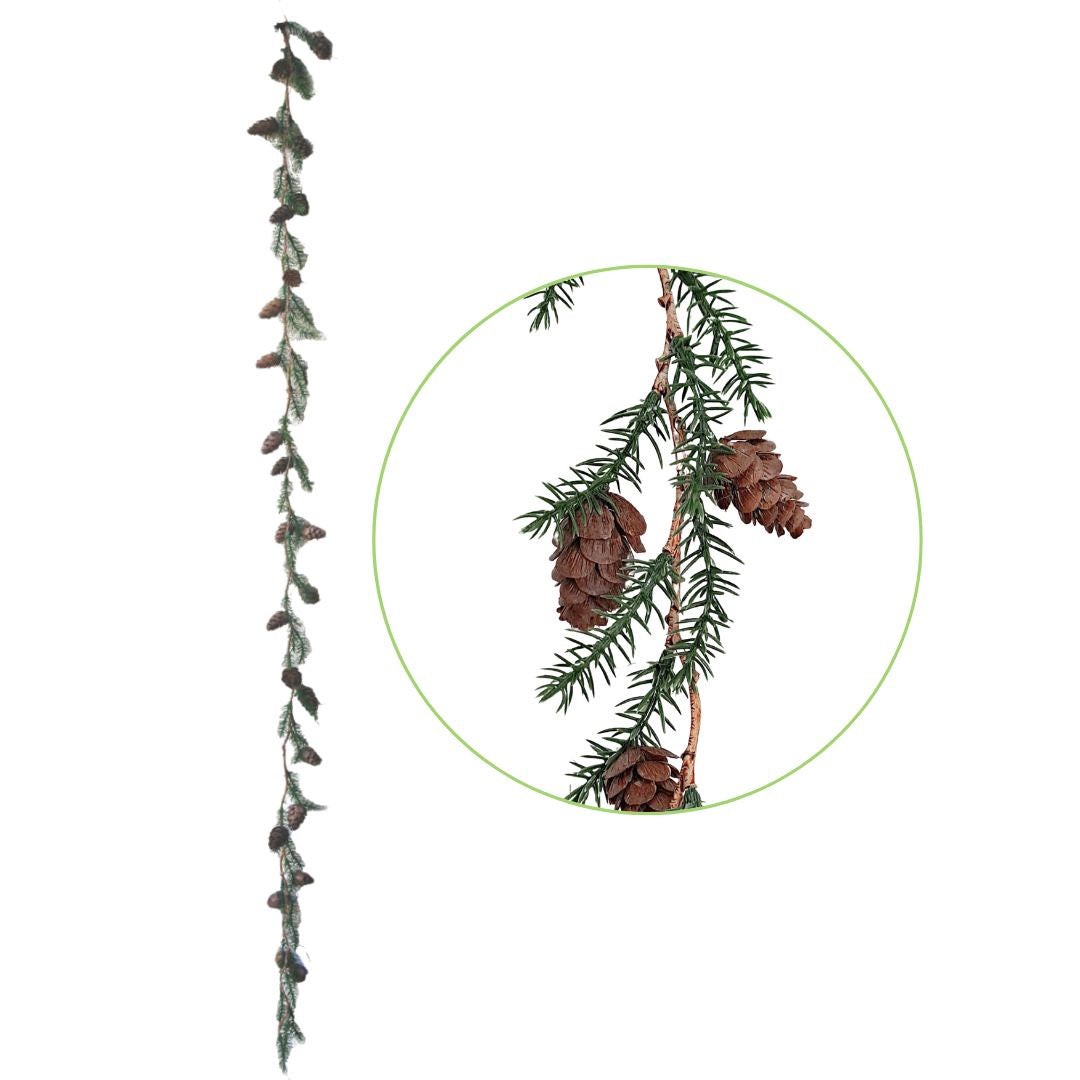 Garland: Pine Cone with Needles