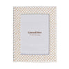Square Gold/Cream Photo Frame - 5x7"