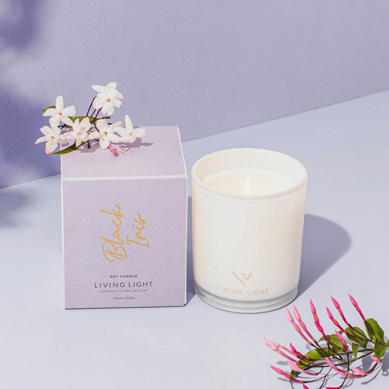 Soy Large Candle: Black Iris