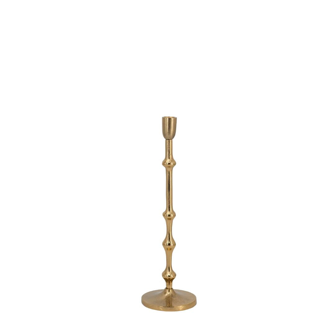 Taper Candle Holder: Gold - Short