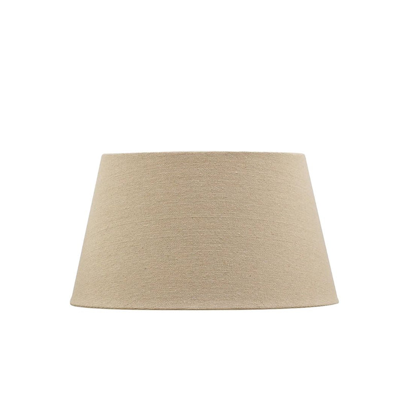 Flax Basket Weave Tapered Drum Shade - 46cm