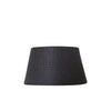 Woven Charcoal Tapered Drum Lampshade - 41cm