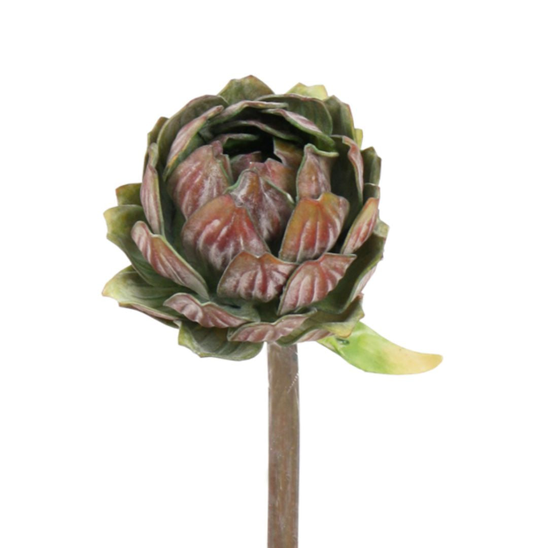 Artichoke with Stem - Red/Brown