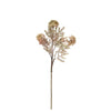 Wild Flower with Fern Spray: Light Pink - 72cm