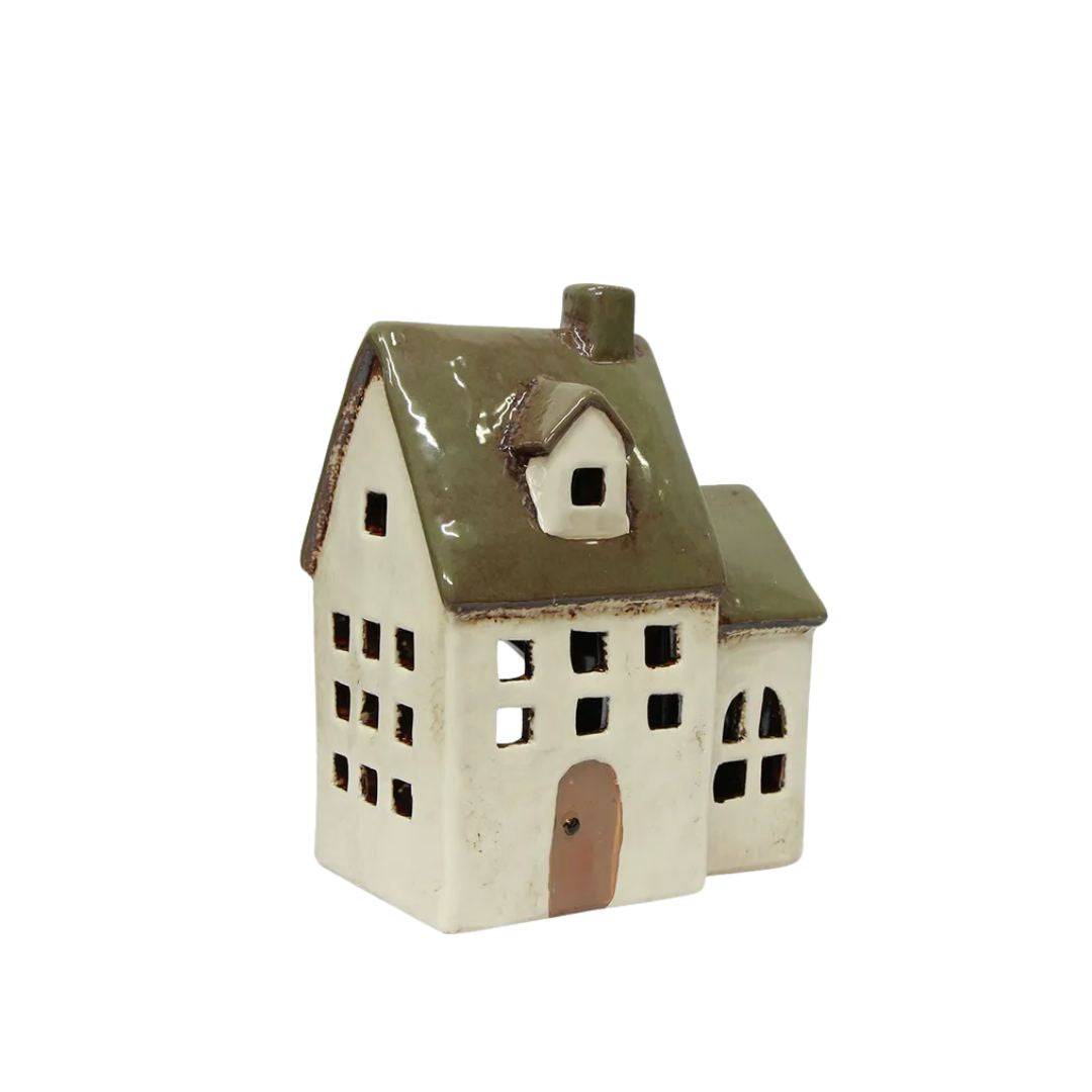Alsace Tea Light House: Chapel - Olive Green