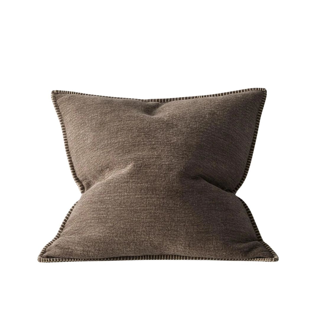Alba Cushion: Bark - 50x50