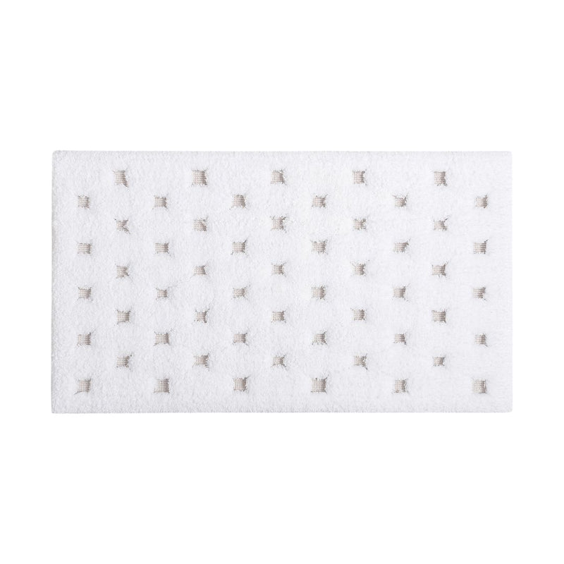 Alice Bath Rug: White - 50x80