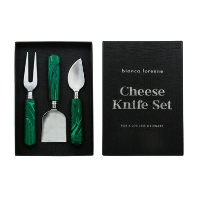 Cheese Knife Set - Emerald