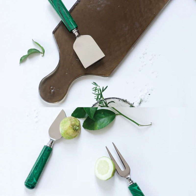 Cheese Knife Set - Emerald